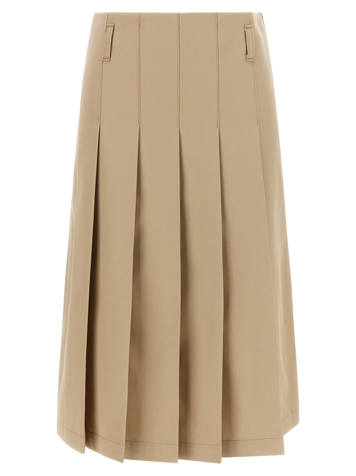 A.p.c. Pleated Skirt Beige