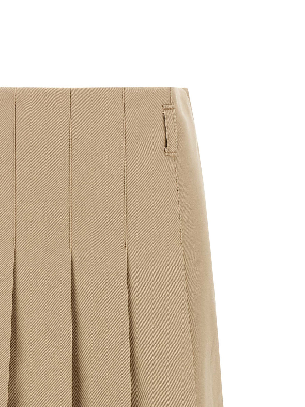A.p.c. Pleated Skirt Beige