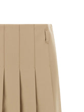 A.p.c. Pleated Skirt Beige