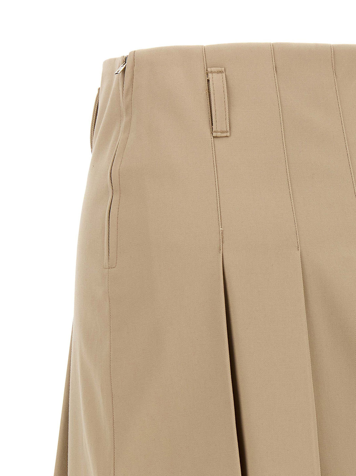 A.p.c. Pleated Skirt Beige