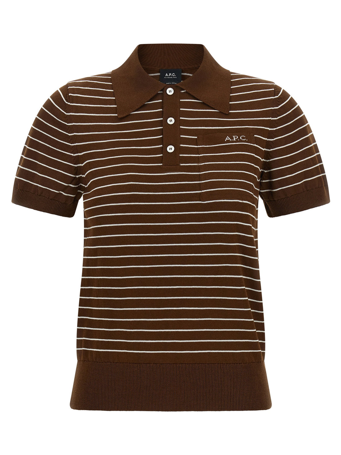 A.p.c. Aline Polo Shirt Brown