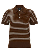 A.p.c. Aline Polo Shirt Brown