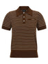 A.p.c. Aline Polo Shirt Brown