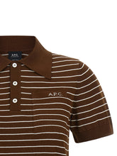 A.p.c. Aline Polo Shirt Brown