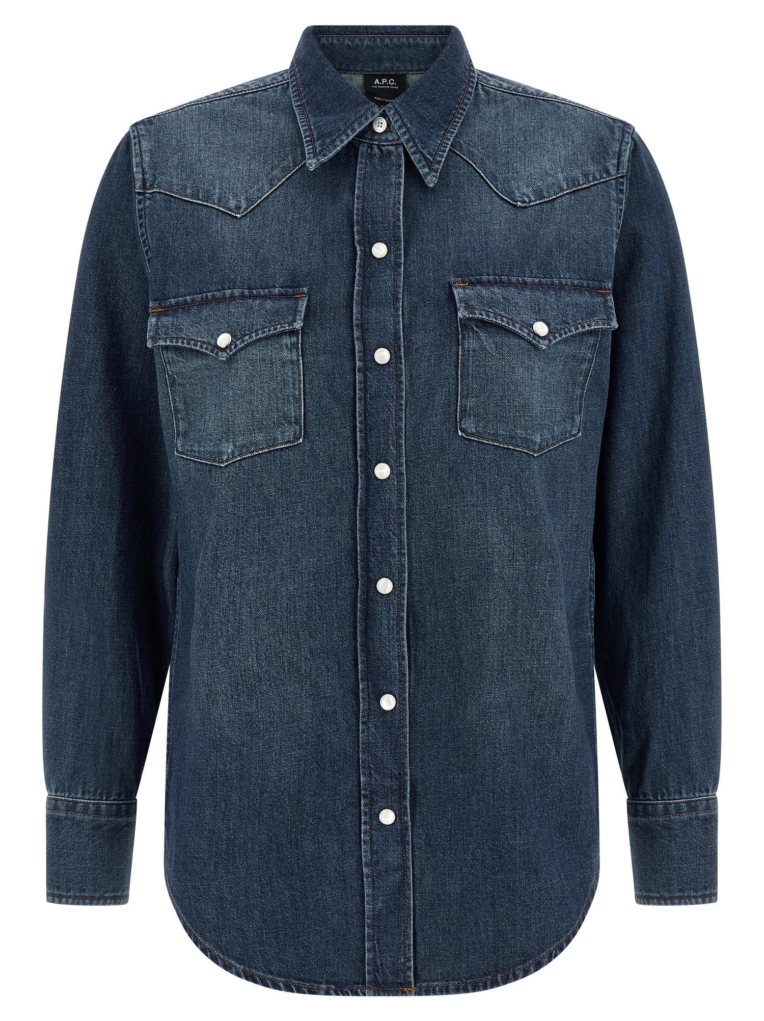 A.p.c. Western Shirt Blue