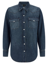 A.p.c. Western Shirt Blue