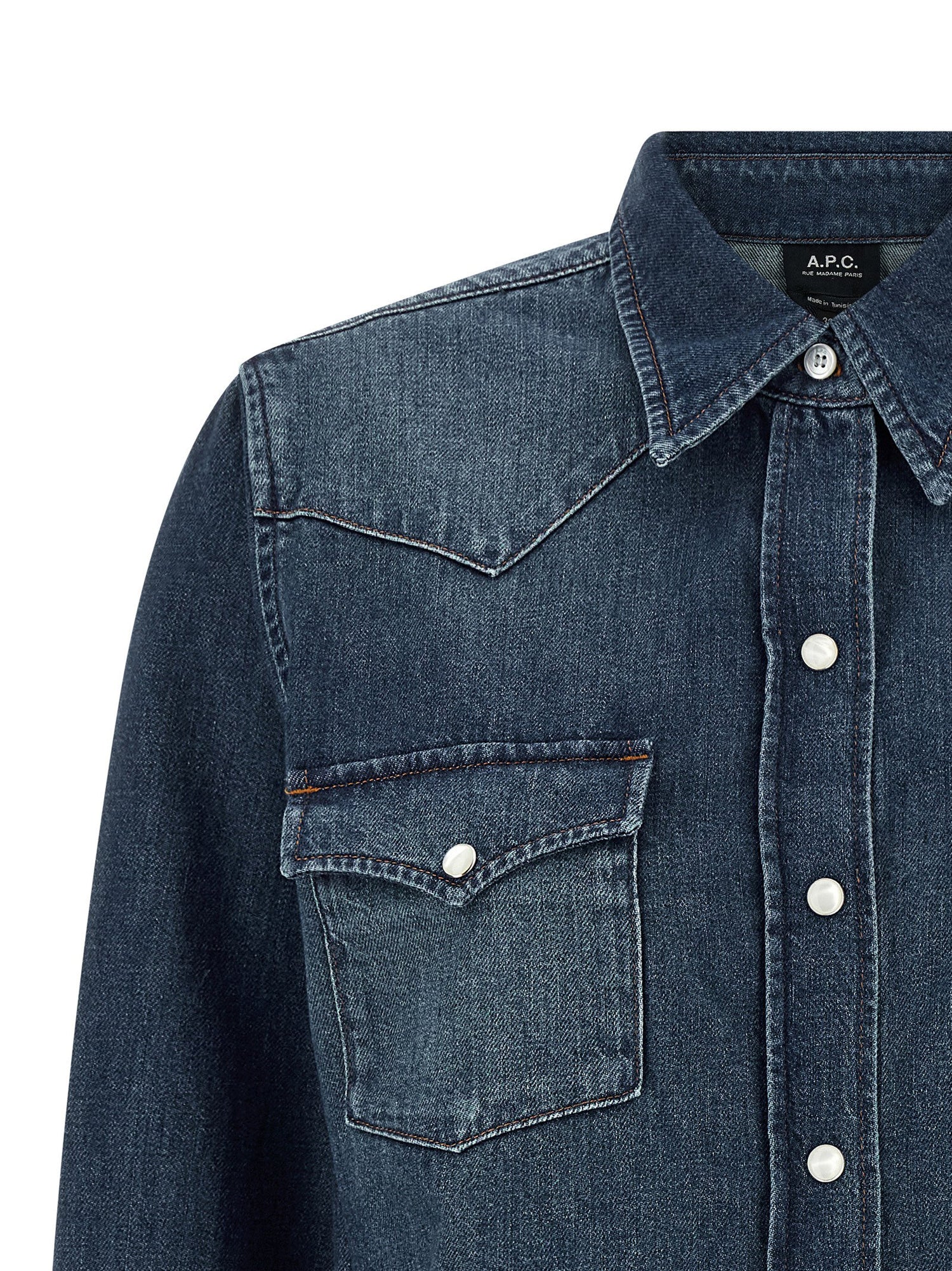 A.p.c. Western Shirt Blue
