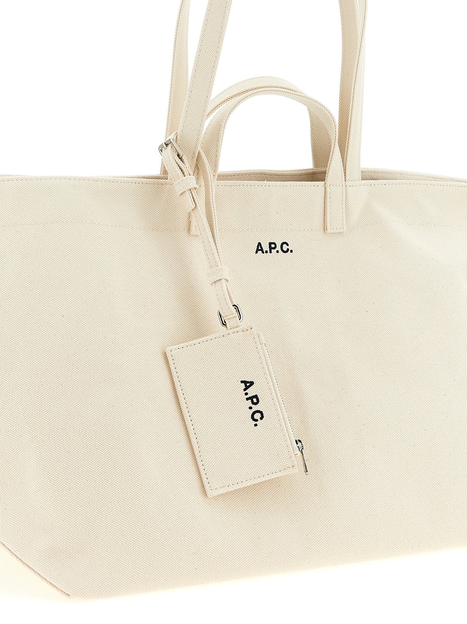 A.p.c. Le Drummer Toile Large Shopping Bag Beige
