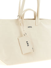 A.p.c. Le Drummer Toile Large Shopping Bag Beige