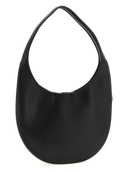 Coperni Soft Swipe Medium Shoulder Bag Black