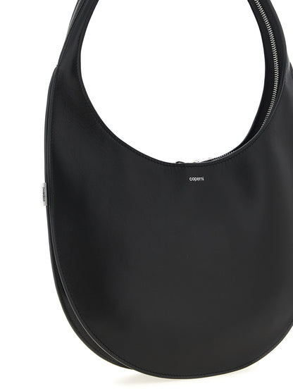 Coperni Soft Swipe Medium Shoulder Bag Black