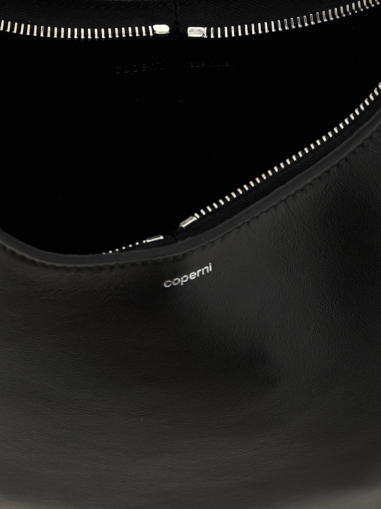 Coperni Soft Swipe Medium Shoulder Bag Black