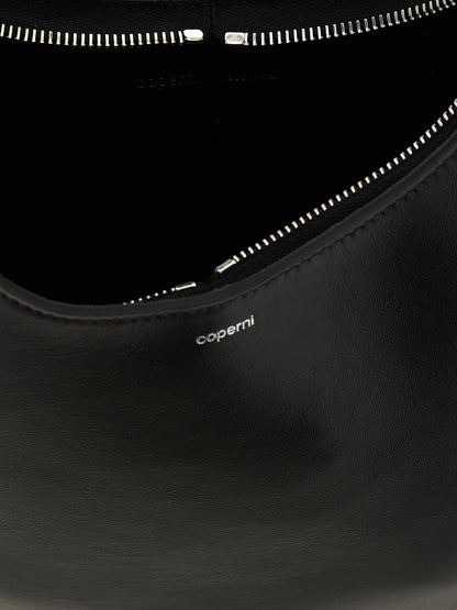 Coperni Soft Swipe Medium Shoulder Bag Black