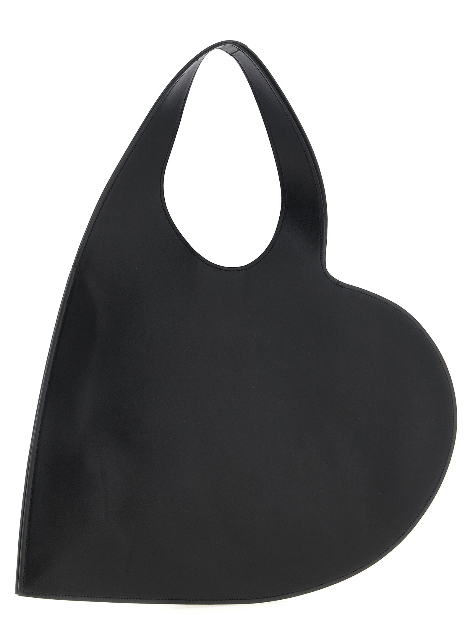 Coperni Double Heart Shoulder Bag Black