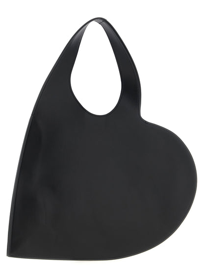 Coperni Double Heart Shoulder Bag Black