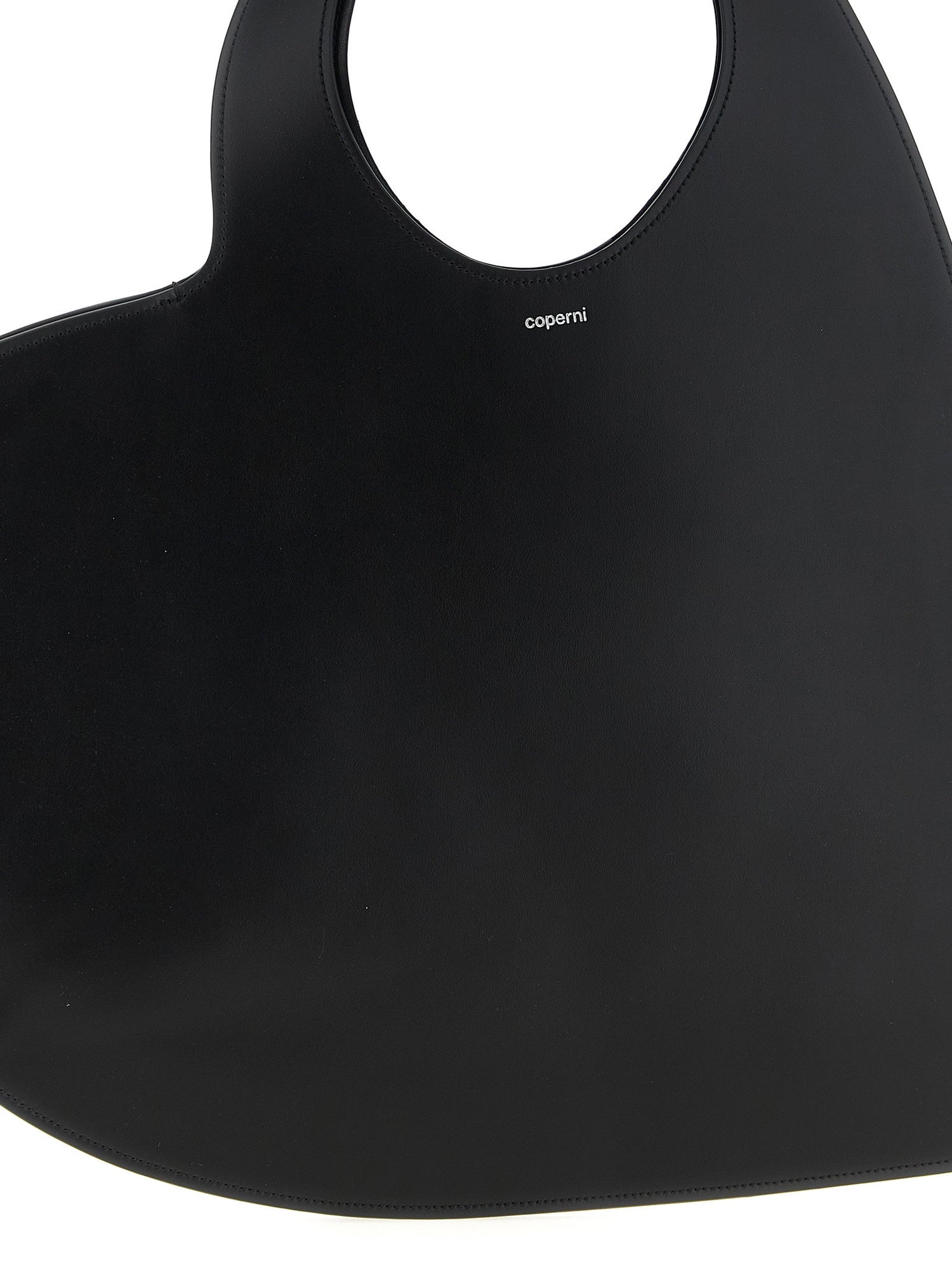 Coperni Double Heart Shoulder Bag Black
