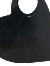 Coperni Double Heart Shoulder Bag Black
