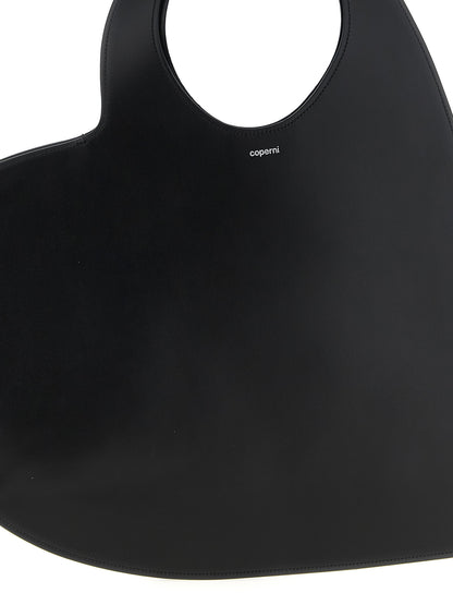 Coperni Double Heart Shoulder Bag Black