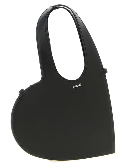 Coperni Mini Heart Handbag Black