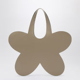Coperni Flower Leather Tote Bag Beige