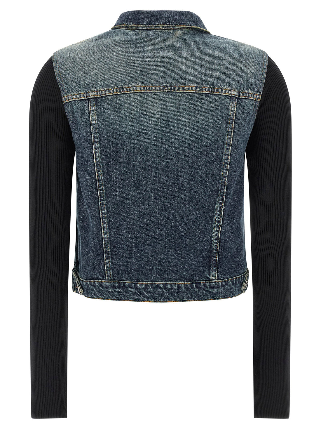 Coperni Hybrid Rib Denim Jacket Blue