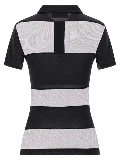 Coperni ‘sheer Striped’ Polo Shirt