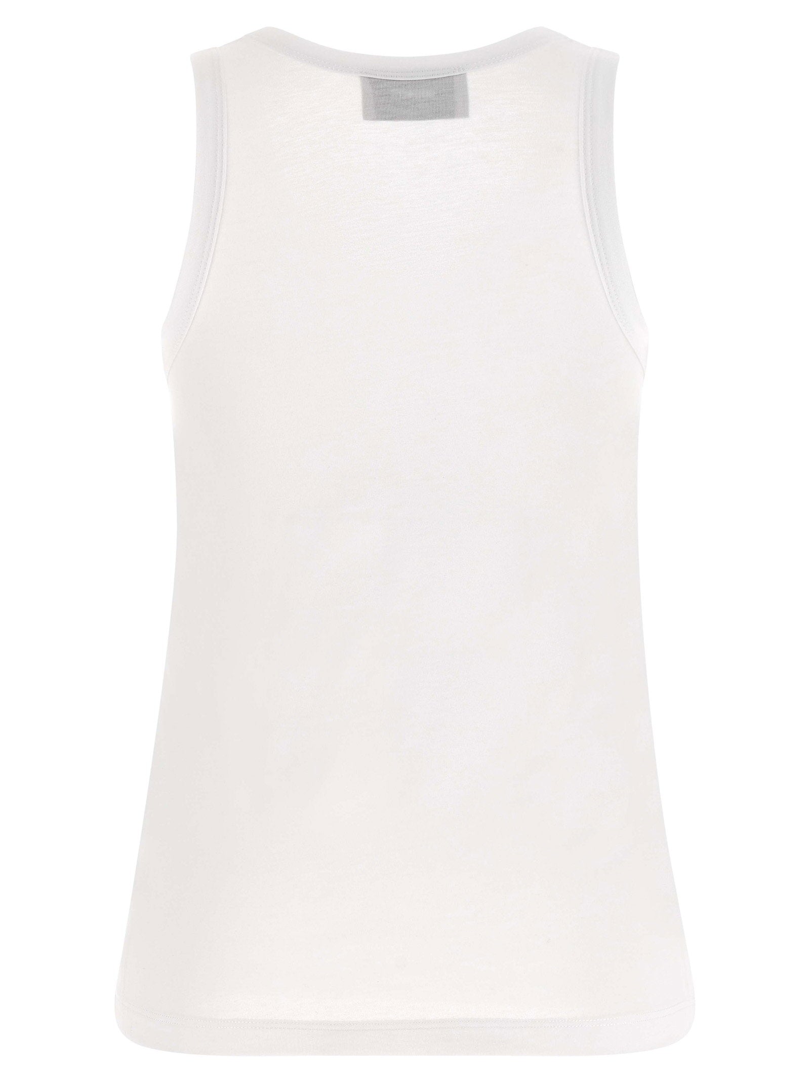 Coperni Logo Embroidery Tank Top White