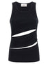 Coperni Spiral Tank Top Black