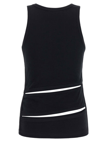 Coperni Spiral Tank Top Black