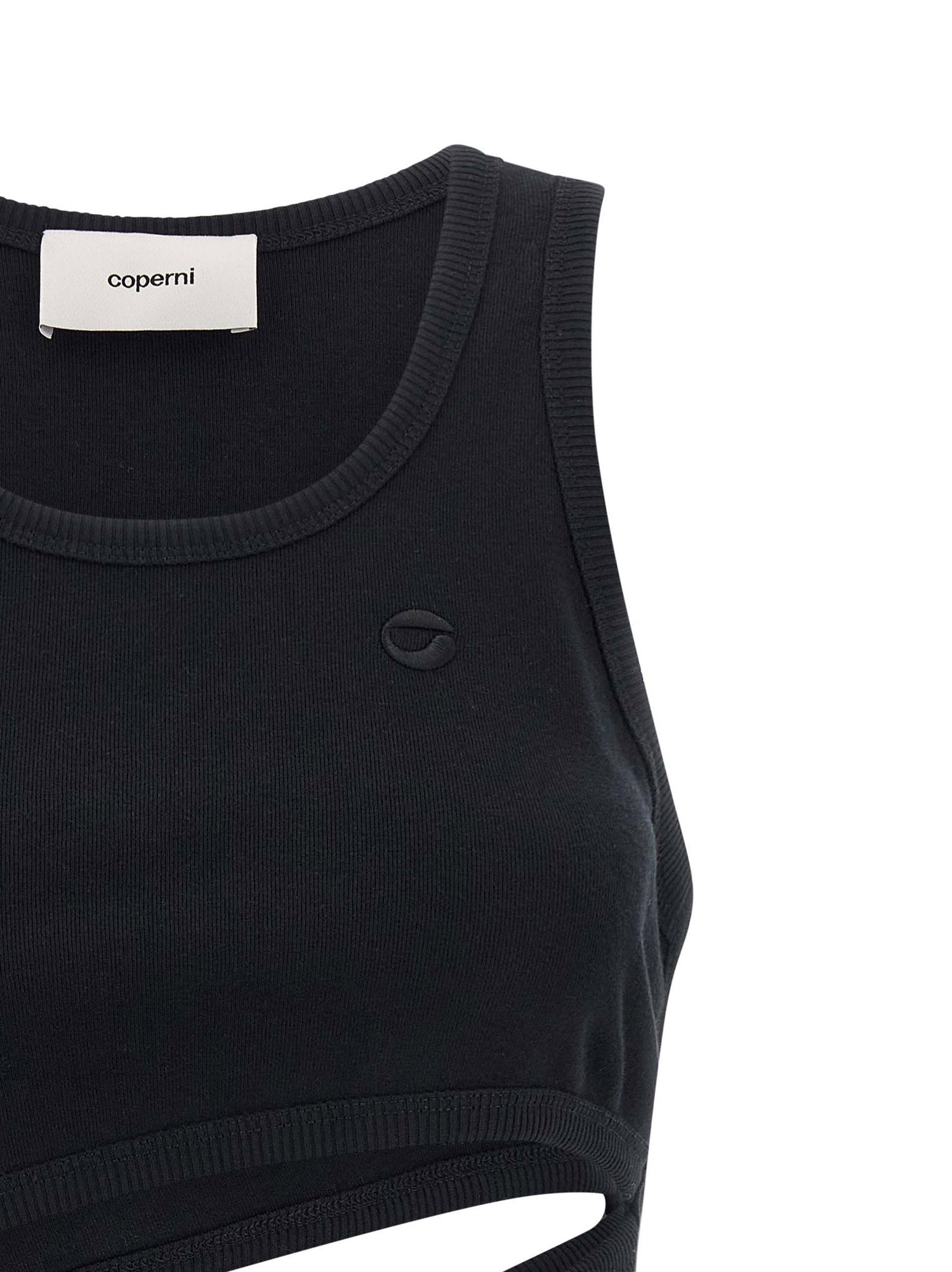 Coperni Spiral Tank Top Black