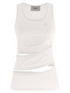 Coperni Spiral Tank Top White
