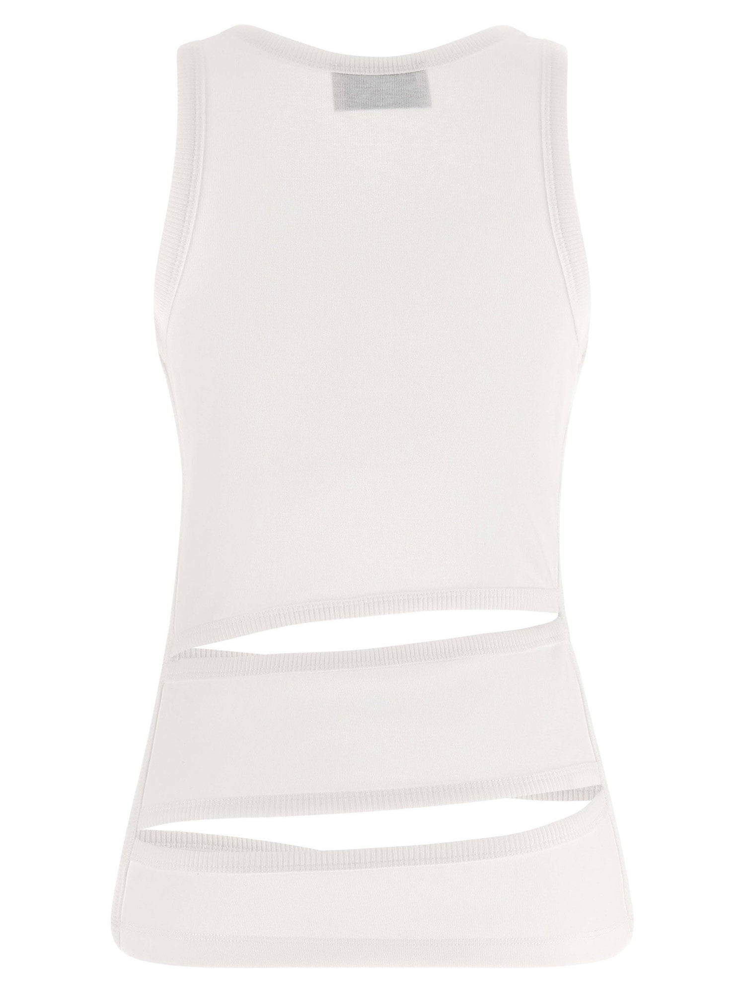 Coperni Spiral Tank Top White