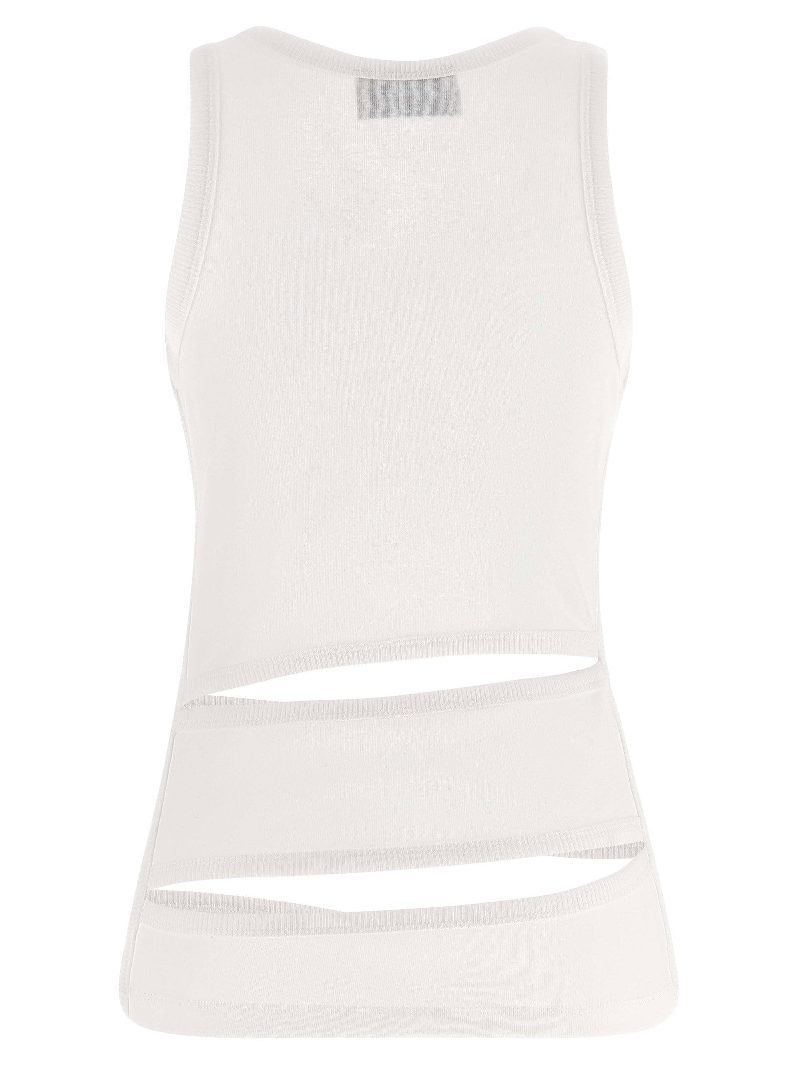 Coperni Spiral Tank Top White