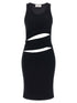Coperni Spiral Dress Black