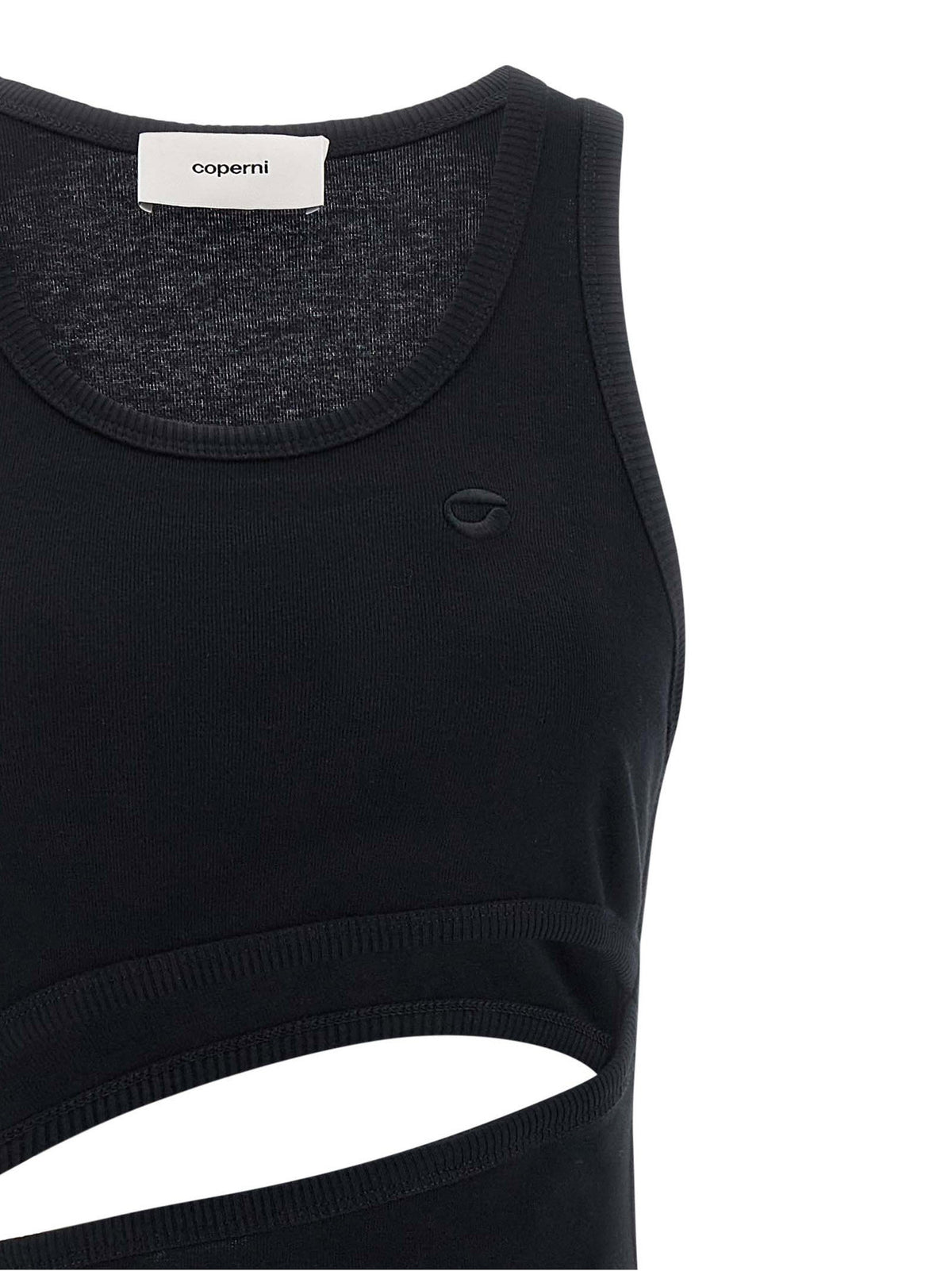Coperni Spiral Dress Black