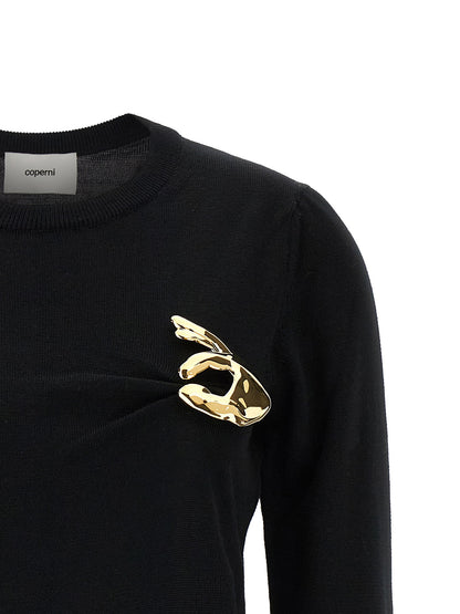 Coperni Emoji Pin Sweater Black
