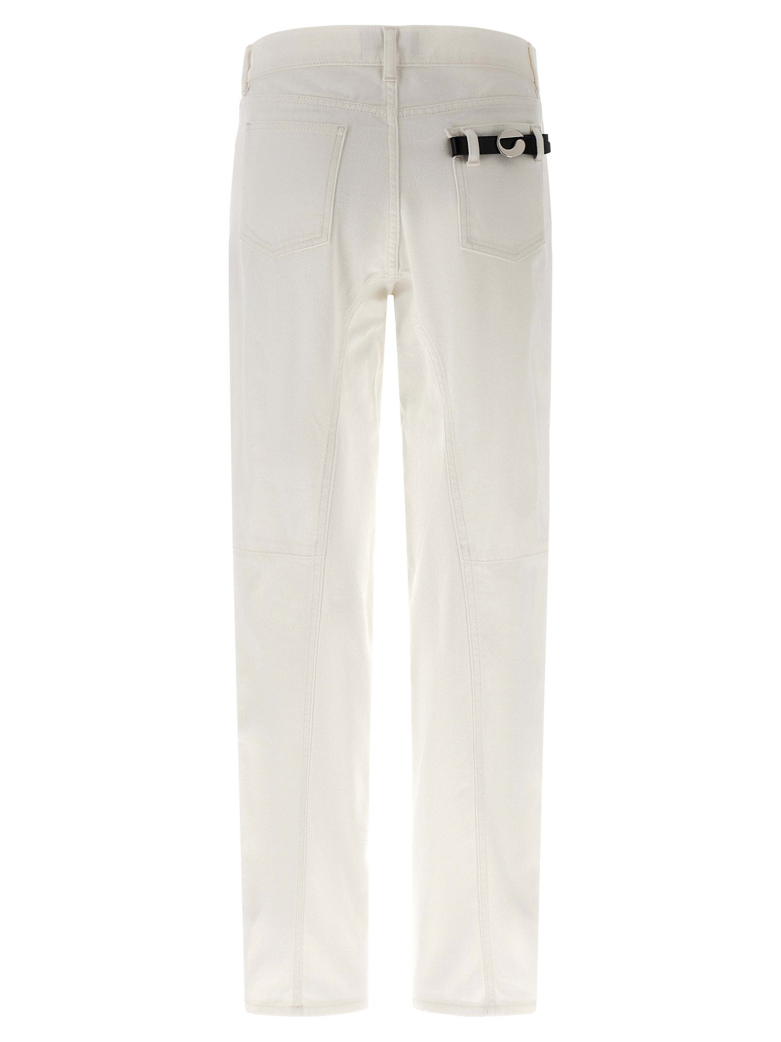Coperni Tapered Denim Jeans White