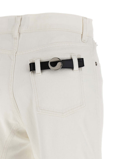 Coperni Tapered Denim Jeans White