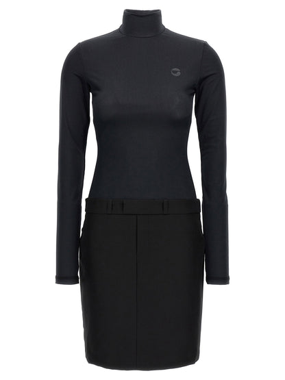 Coperni Hybrid Dress Black