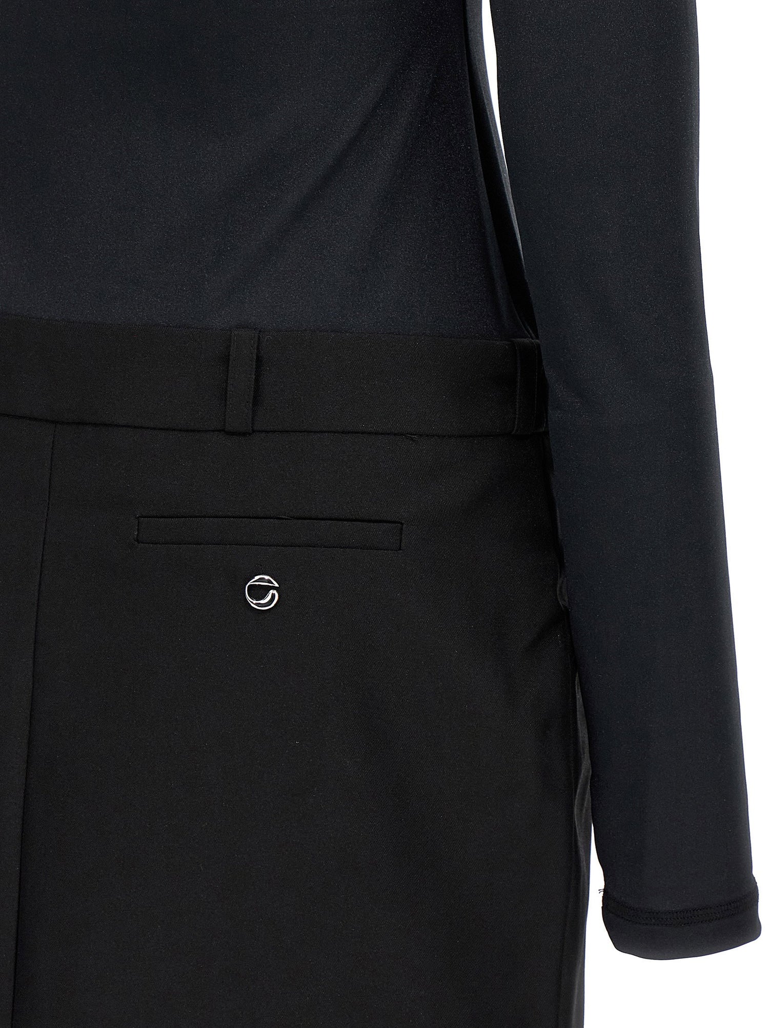Coperni Hybrid Dress Black