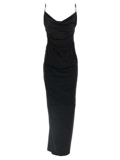 Coperni Washing Clip Gala Dress Black