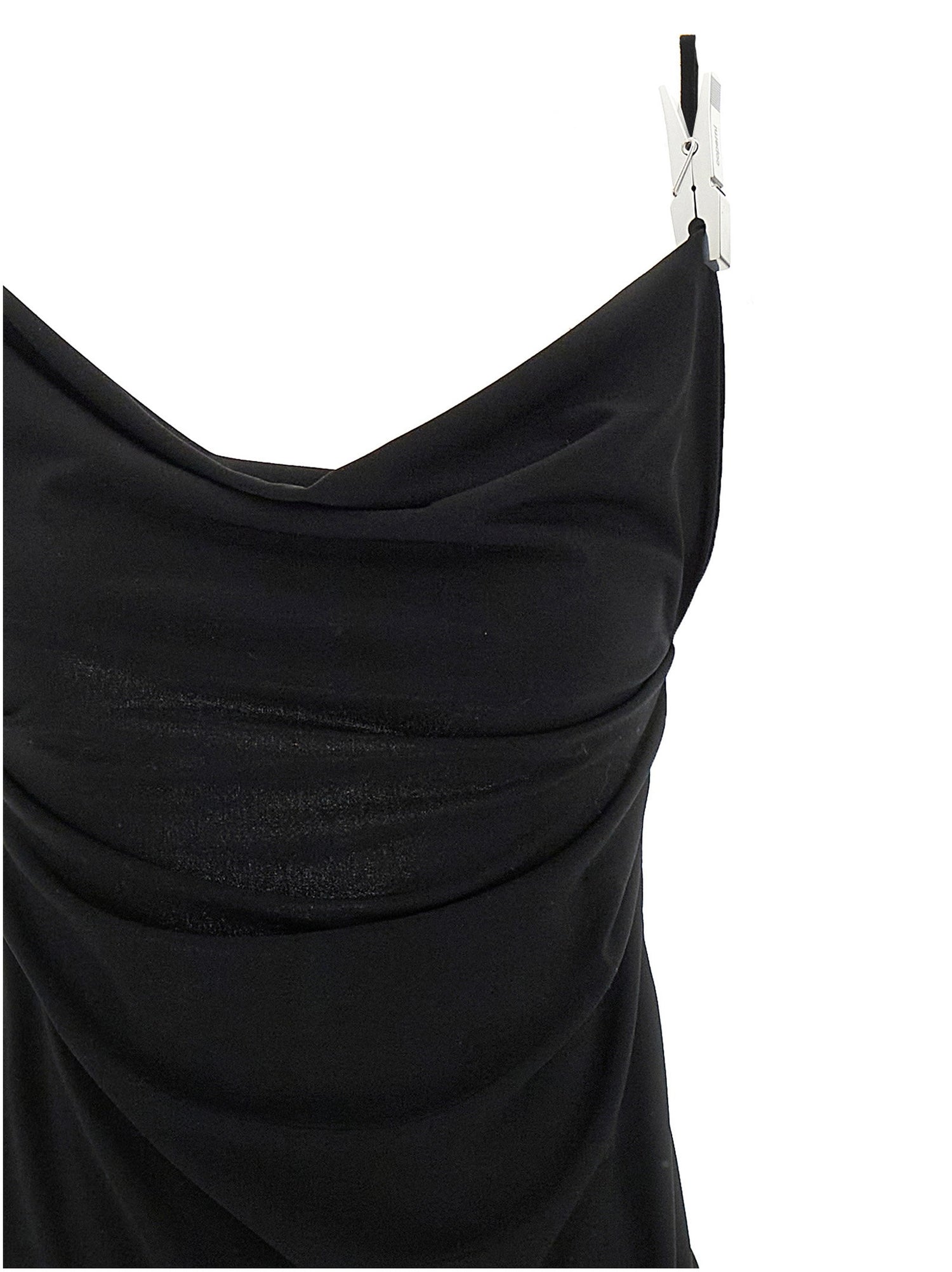 Coperni Washing Clip Gala Dress Black
