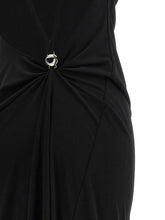 Coperni Metallic Logo Dress Black