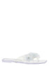 Coperni Silicone Flower Flat Sandals Transparent