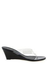 Coperni Logo Patch Sandals Transparent