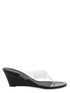 Coperni Logo Patch Sandals Transparent