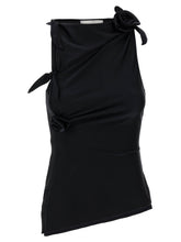 Coperni Asymmetric Flower Top Black