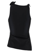Coperni Asymmetric Flower Top Black