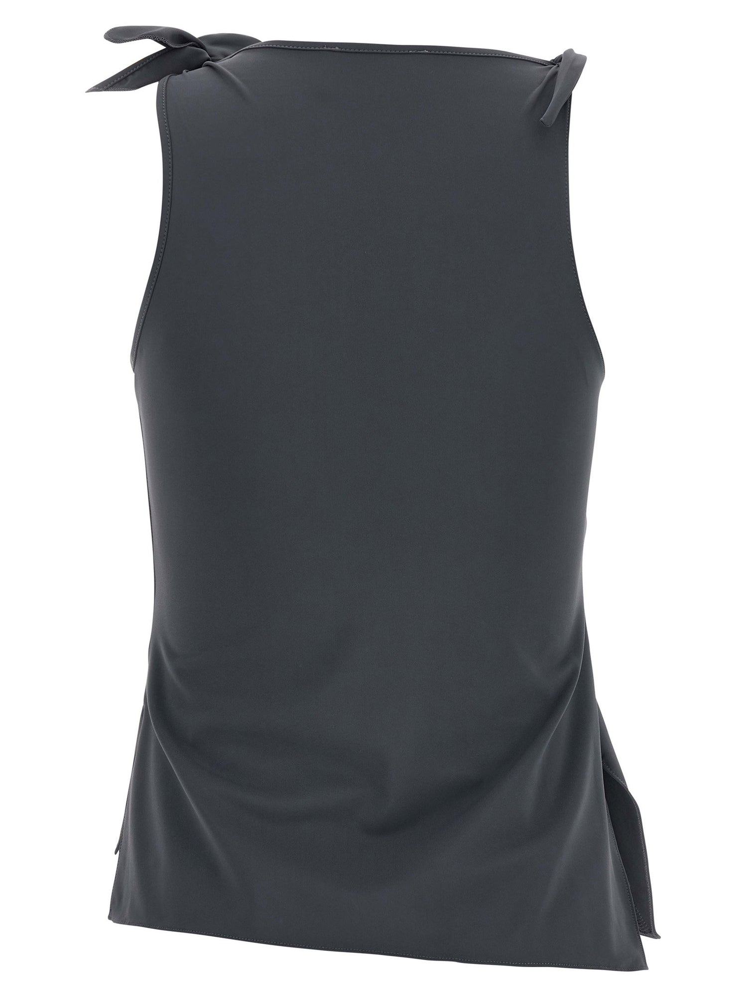 Coperni Asymmetric Flower Top Gray