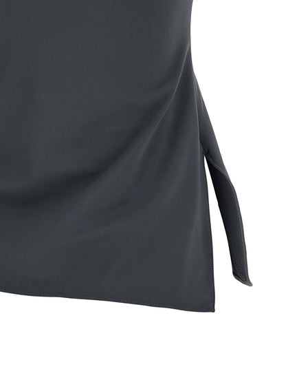 Coperni Asymmetric Flower Top Gray